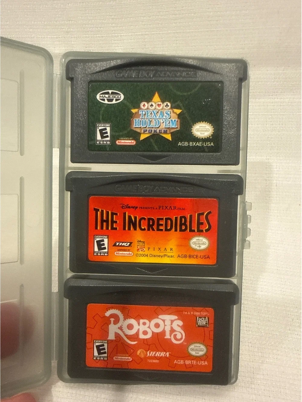 Cobalt Nintendo Game Boy Advance SP Handheld with OEM Charger and 9 Games Tested